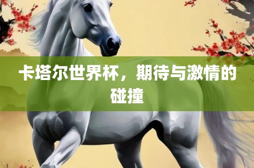 卡塔尔世界杯，期待与激情的碰撞